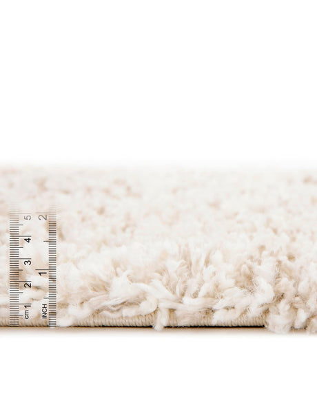 Gray 5' x 5' Hygge Shag Round Area Rug Thick Soft Touch Fluffy & Plush Shaggy Pile 100% Polypropylene With Jute Backing Modern Carpet for Sale at Rug Engine
