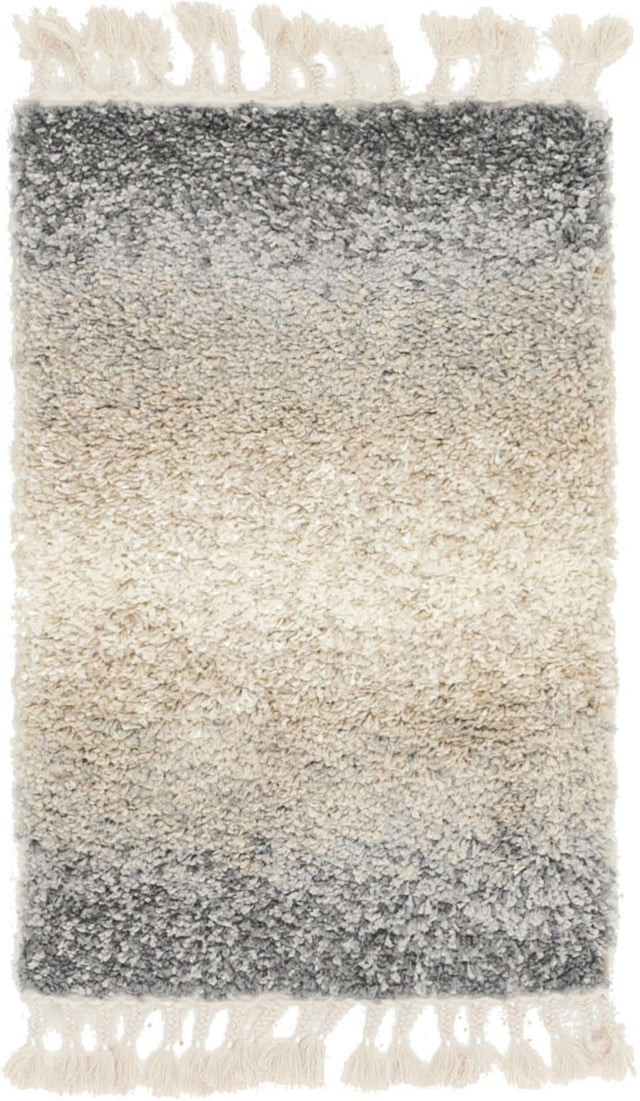 Gray 2' 2 x 3' 1 Hygge Shag Rectangle Area Rug Thick Soft Touch Fluffy & Plush Shaggy Pile 100% Polypropylene With Jute Backing Modern Carpet for Sale at Rug Engine