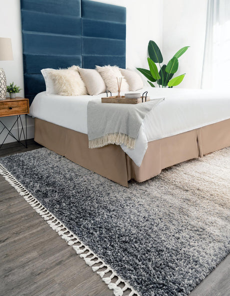 Gray 2' 2 x 3' 1 Hygge Shag Rectangle Area Rug Thick Soft Touch Fluffy & Plush Shaggy Pile 100% Polypropylene With Jute Backing Modern Carpet for Sale at Rug Engine