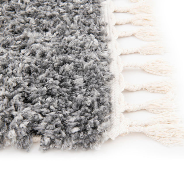 Gray 5' 1 x 8' Hygge Shag Rectangle Area Rug Thick Soft Touch Fluffy & Plush Shaggy Pile 100% Polypropylene With Jute Backing Modern Carpet for Sale at Rug Engine