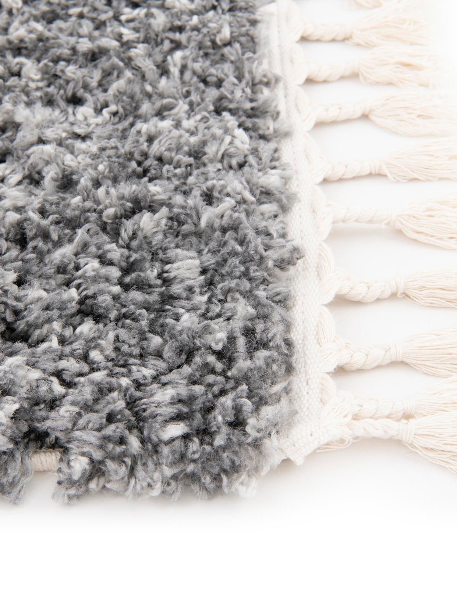 Gray 2' 2 x 3' 1 Hygge Shag Rectangle Area Rug Thick Soft Touch Fluffy & Plush Shaggy Pile 100% Polypropylene With Jute Backing Modern Carpet for Sale at Rug Engine