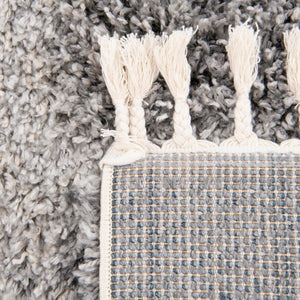 Gray 5' 1 x 8' Hygge Shag Rectangle Area Rug Thick Soft Touch Fluffy & Plush Shaggy Pile 100% Polypropylene With Jute Backing Modern Carpet for Sale at Rug Engine
