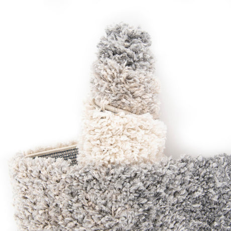 Gray 2' 2 x 3' 1 Hygge Shag Rectangle Area Rug Thick Soft Touch Fluffy & Plush Shaggy Pile 100% Polypropylene With Jute Backing Modern Carpet for Sale at Rug Engine