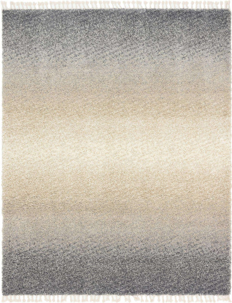Gray 8' x 10' Hygge Shag Rectangle Area Rug Thick Soft Touch Fluffy & Plush Shaggy Pile 100% Polypropylene With Jute Backing Modern Carpet for Sale at Rug Engine
