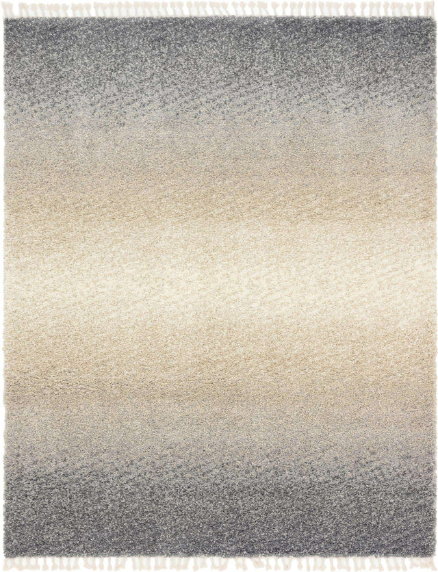 Gray 8' x 10' Hygge Shag Rectangle Area Rug Thick Soft Touch Fluffy & Plush Shaggy Pile 100% Polypropylene With Jute Backing Modern Carpet for Sale at Rug Engine