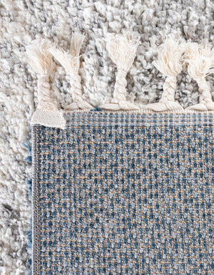Blue 2' 2 x 6' Hygge Shag Runner Area Rug Thick Soft Touch Fluffy & Plush Shaggy Pile 100% Polypropylene With Jute Backing Modern Carpet for Sale at Rug Engine