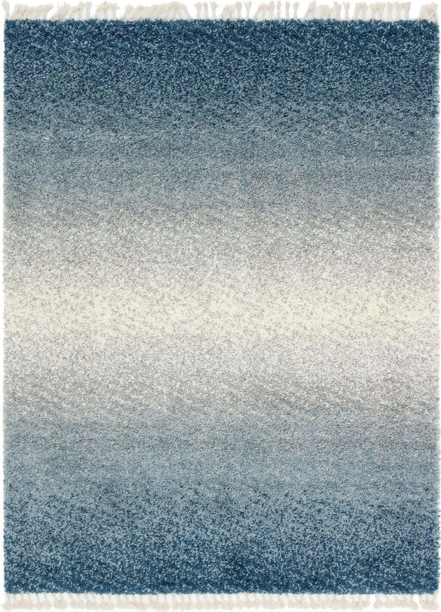 Blue 9' x 12' 2 Hygge Shag Rectangle Area Rug Thick Soft Touch Fluffy & Plush Shaggy Pile 100% Polypropylene With Jute Backing Modern Carpet for Sale at Rug Engine