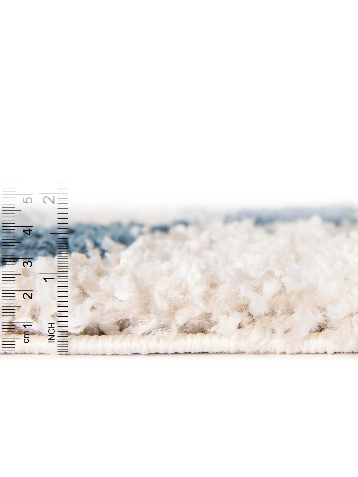 Blue 2' 2 x 6' Hygge Shag Runner Area Rug Thick Soft Touch Fluffy & Plush Shaggy Pile 100% Polypropylene With Jute Backing Modern Carpet for Sale at Rug Engine