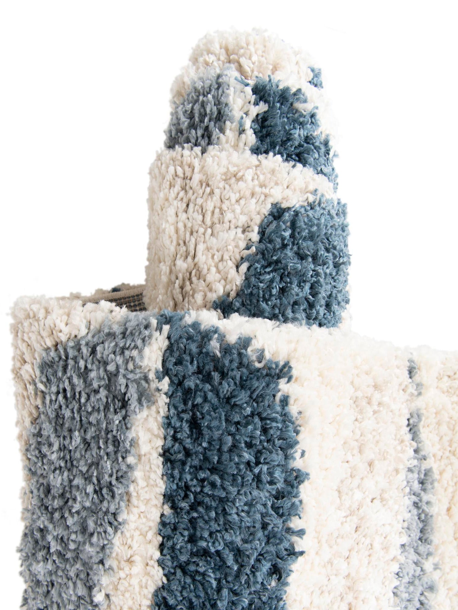 Blue 2' 2 x 6' Hygge Shag Runner Area Rug Thick Soft Touch Fluffy & Plush Shaggy Pile 100% Polypropylene With Jute Backing Modern Carpet for Sale at Rug Engine
