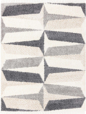 Gray 8' x 10' Hygge Shag Rectangle Area Rug Thick Soft Touch Fluffy & Plush Shaggy Pile 100% Polypropylene With Jute Backing Modern Carpet for Sale at Rug Engine