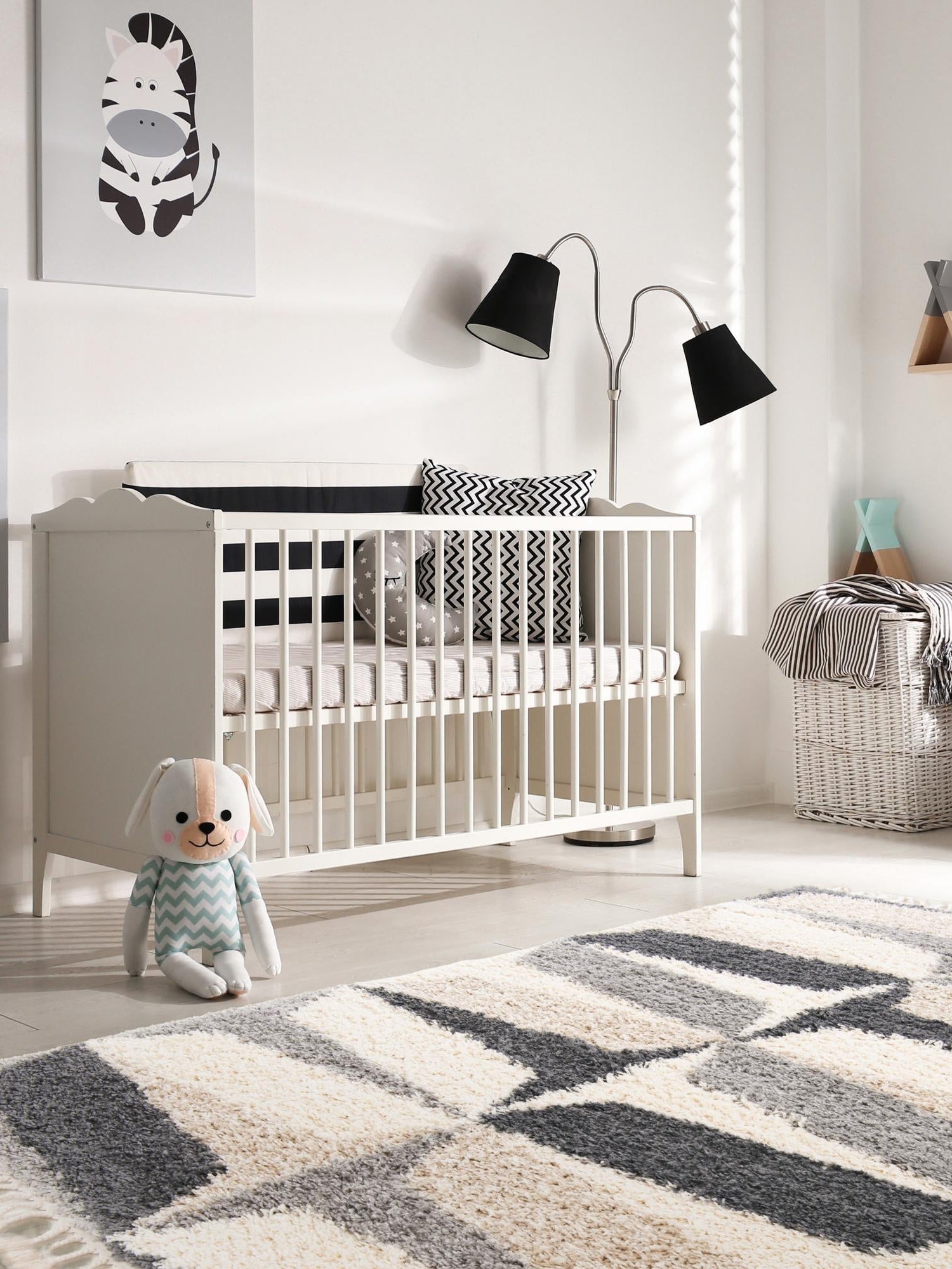 Gray 8' x 10' Hygge Shag Rectangle Area Rug Thick Soft Touch Fluffy & Plush Shaggy Pile 100% Polypropylene With Jute Backing Modern Carpet for Sale at Rug Engine