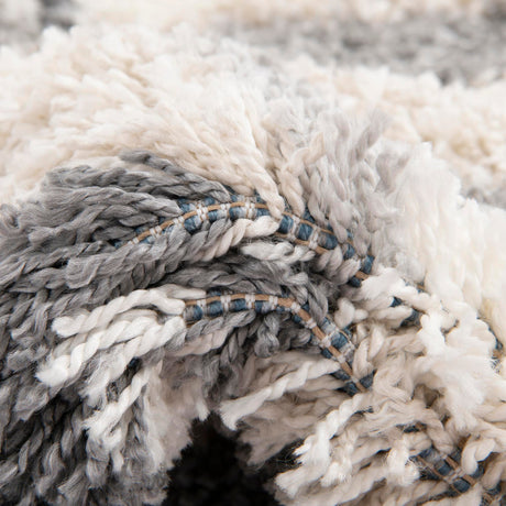 Gray 2' 2 x 3' Hygge Shag Rectangle Area Rug Thick Soft Touch Fluffy & Plush Shaggy Pile 100% Polypropylene With Jute Backing Modern Carpet for Sale at Rug Engine