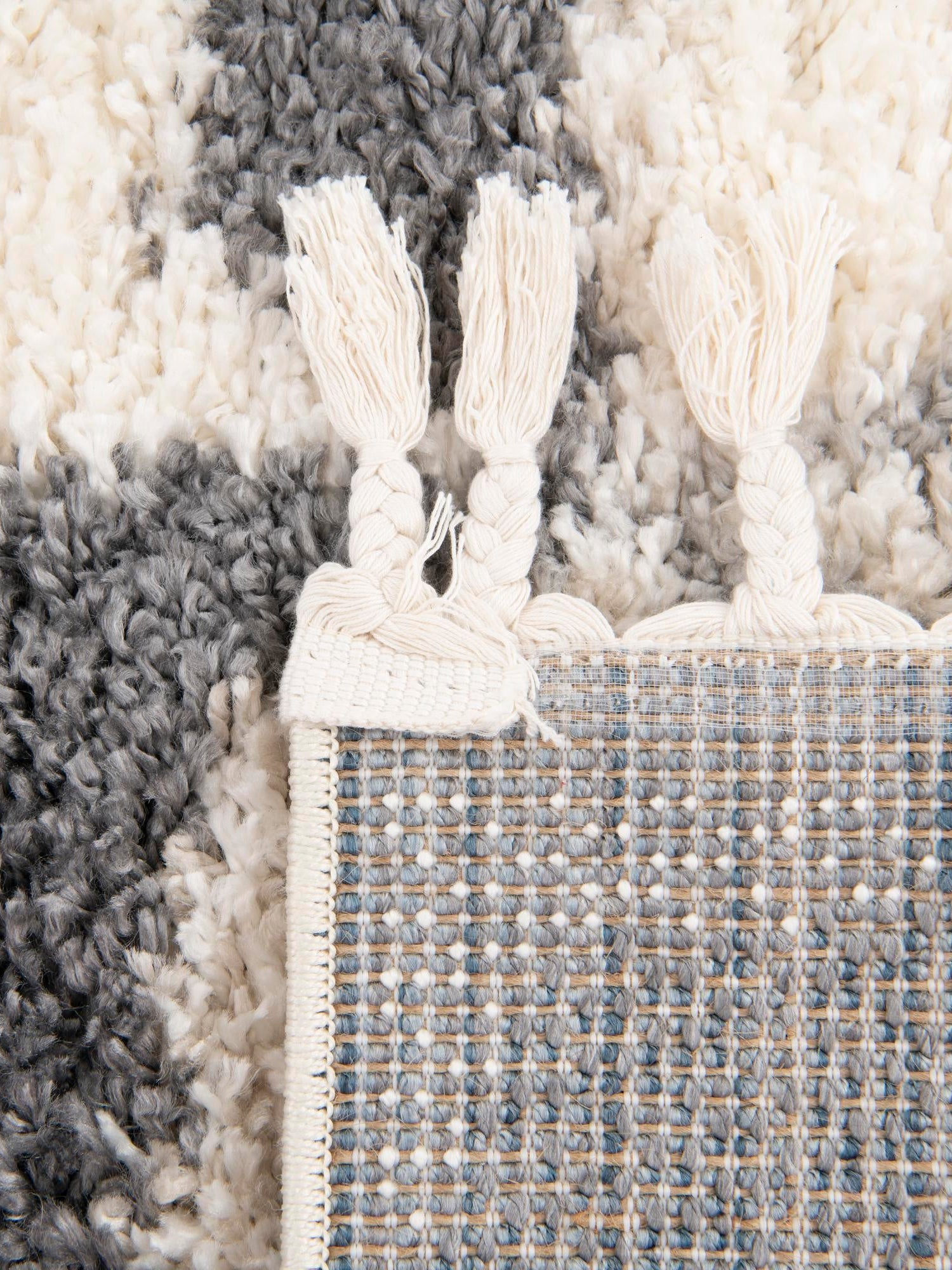 Gray 8' x 10' Hygge Shag Rectangle Area Rug Thick Soft Touch Fluffy & Plush Shaggy Pile 100% Polypropylene With Jute Backing Modern Carpet for Sale at Rug Engine