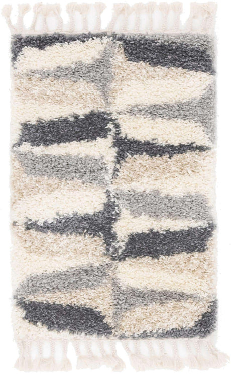 Gray 2' 2 x 3' Hygge Shag Rectangle Area Rug Thick Soft Touch Fluffy & Plush Shaggy Pile 100% Polypropylene With Jute Backing Modern Carpet for Sale at Rug Engine