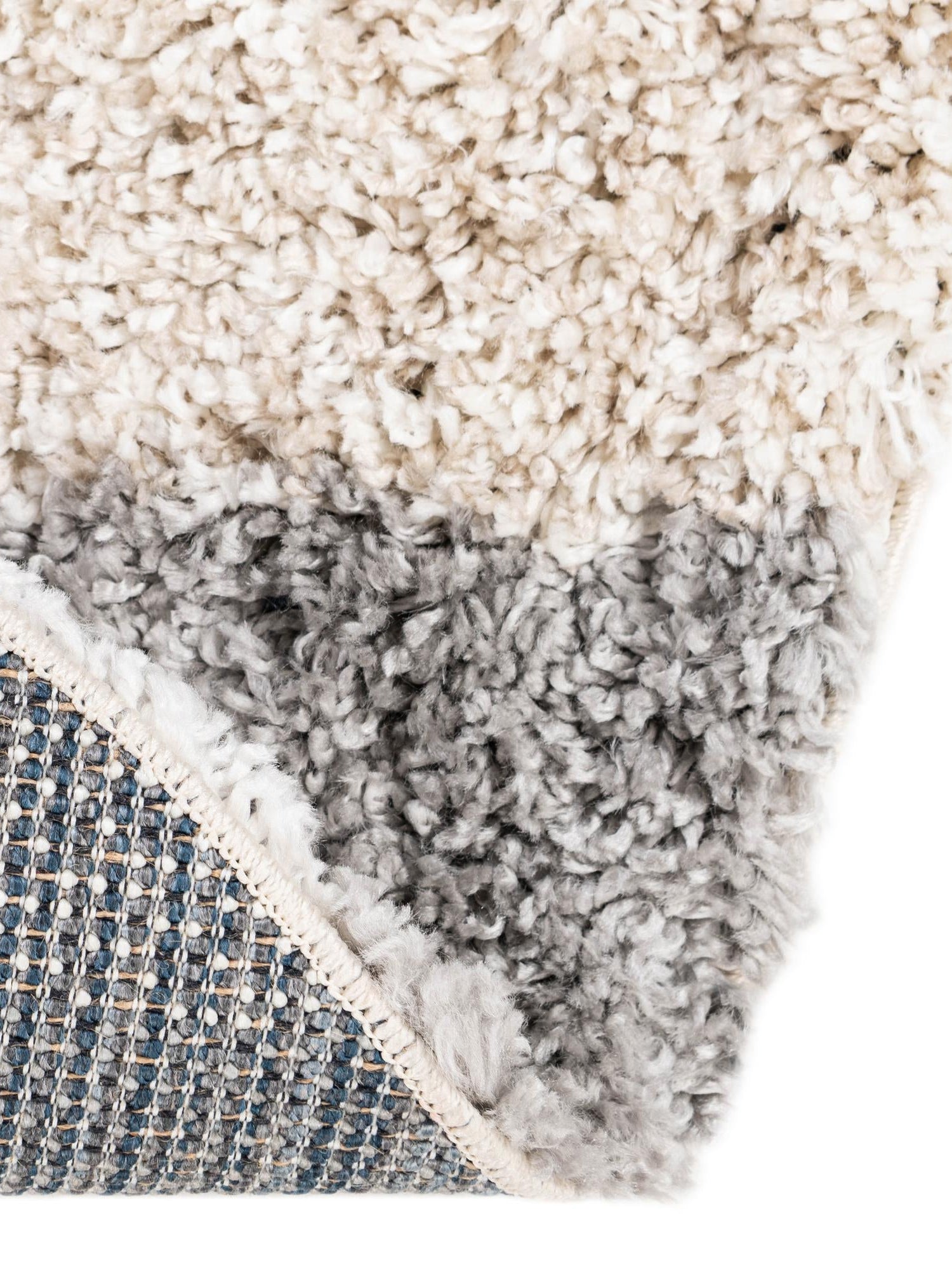 Gray 5' x 5' Hygge Shag Round Area Rug Thick Soft Touch Fluffy & Plush Shaggy Pile 100% Polypropylene With Jute Backing Modern Carpet for Sale at Rug Engine