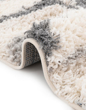 Gray 3' 3 x 3' 3 Hygge Shag Round Area Rug Thick Soft Touch Fluffy & Plush Shaggy Pile 100% Polypropylene With Jute Backing Modern Carpet for Sale at Rug Engine