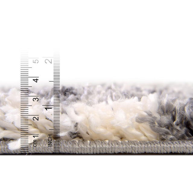 Gray 2' 7 x 8' 2 Hygge Shag Runner Area Rug Thick Soft Touch Fluffy & Plush Shaggy Pile 100% Polypropylene With Jute Backing Modern Carpet for Sale at Rug Engine