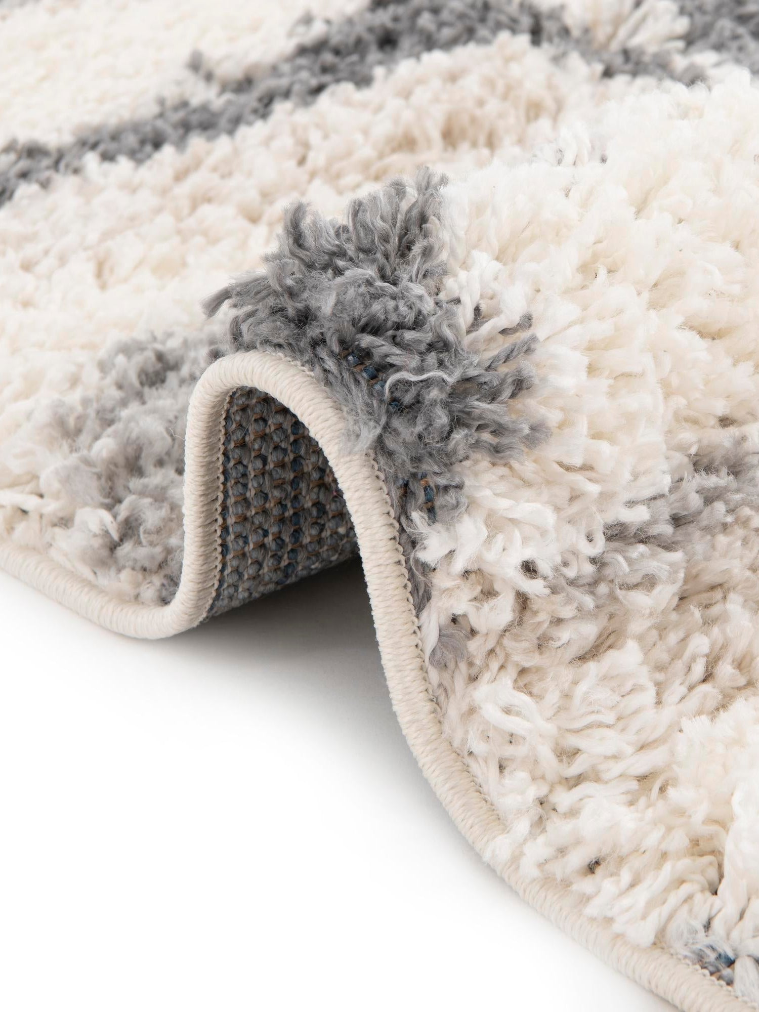 Gray 2' 7 x 8' 2 Hygge Shag Runner Area Rug Thick Soft Touch Fluffy & Plush Shaggy Pile 100% Polypropylene With Jute Backing Modern Carpet for Sale at Rug Engine