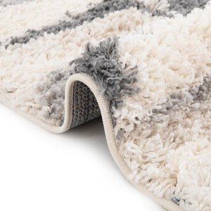 Gray 2' 7 x 8' 2 Hygge Shag Runner Area Rug Thick Soft Touch Fluffy & Plush Shaggy Pile 100% Polypropylene With Jute Backing Modern Carpet for Sale at Rug Engine