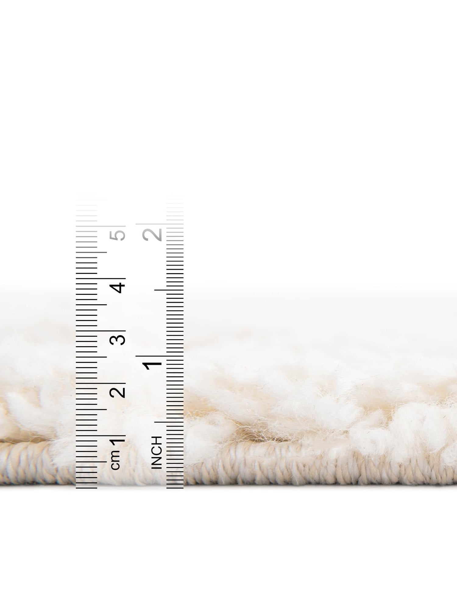 Ivory 5' 1 x 8' Hygge Shag Rectangle Area Rug Thick Soft Touch Fluffy & Plush Shaggy Pile 100% Polypropylene With Jute Backing Modern Carpet for Sale at Rug Engine