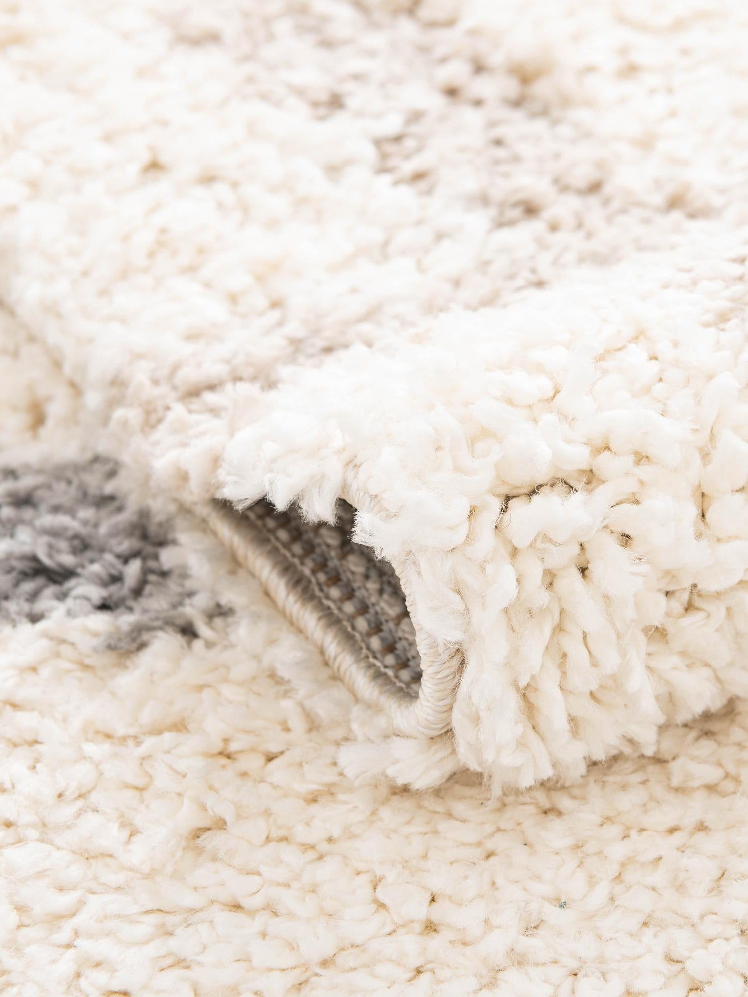 Ivory 9' x 12' 2 Hygge Shag Rectangle Area Rug Thick Soft Touch Fluffy & Plush Shaggy Pile 100% Polypropylene With Jute Backing Modern Carpet for Sale at Rug Engine