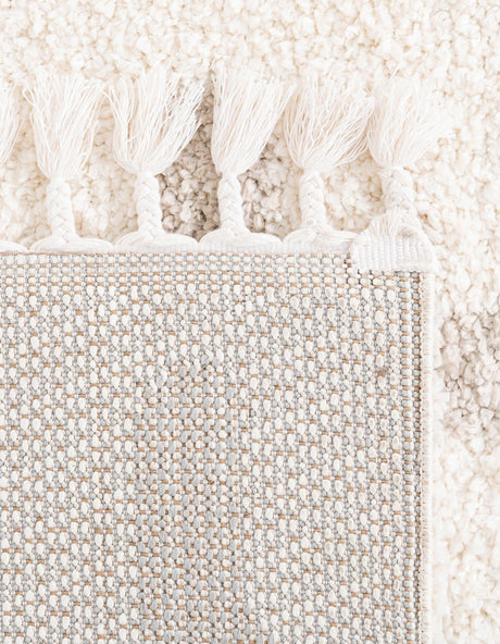 Ivory 9' x 12' 2 Hygge Shag Rectangle Area Rug Thick Soft Touch Fluffy & Plush Shaggy Pile 100% Polypropylene With Jute Backing Modern Carpet for Sale at Rug Engine