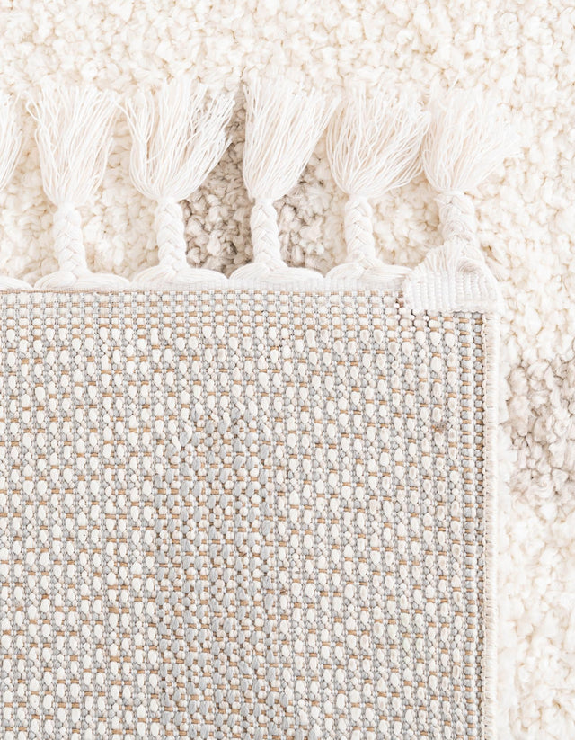 Ivory 9' x 12' 2 Hygge Shag Rectangle Area Rug Thick Soft Touch Fluffy & Plush Shaggy Pile 100% Polypropylene With Jute Backing Modern Carpet for Sale at Rug Engine