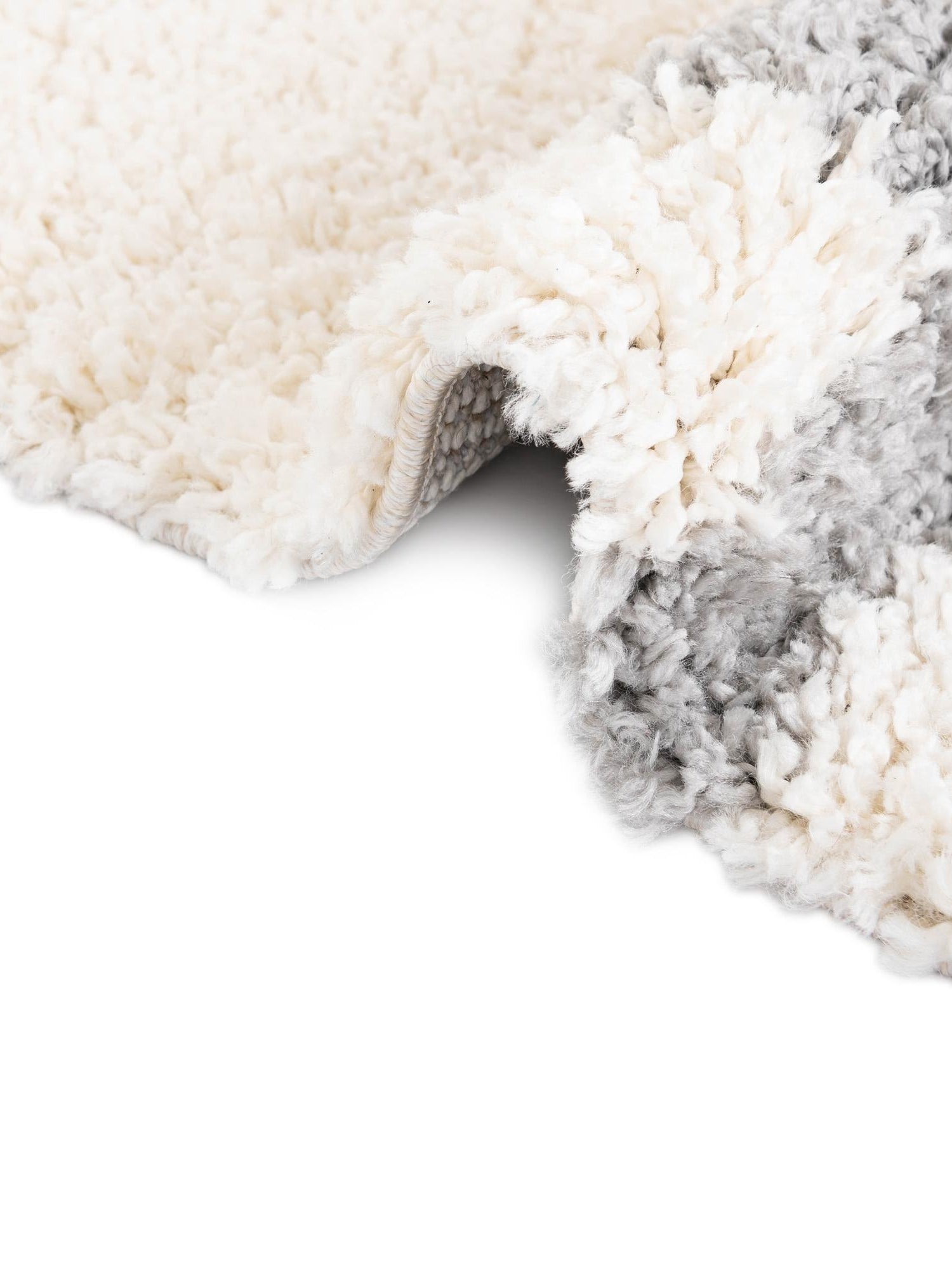 Ivory 2' 7 x 8' 2 Hygge Shag Runner Area Rug Thick Soft Touch Fluffy & Plush Shaggy Pile 100% Polypropylene With Jute Backing Modern Carpet for Sale at Rug Engine