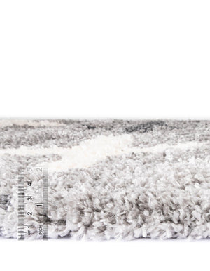 Light Gray 8' x 10' Hygge Shag Rectangle Area Rug Thick Soft Touch Fluffy & Plush Shaggy Pile 100% Polypropylene With Jute Backing Modern Carpet for Sale at Rug Engine