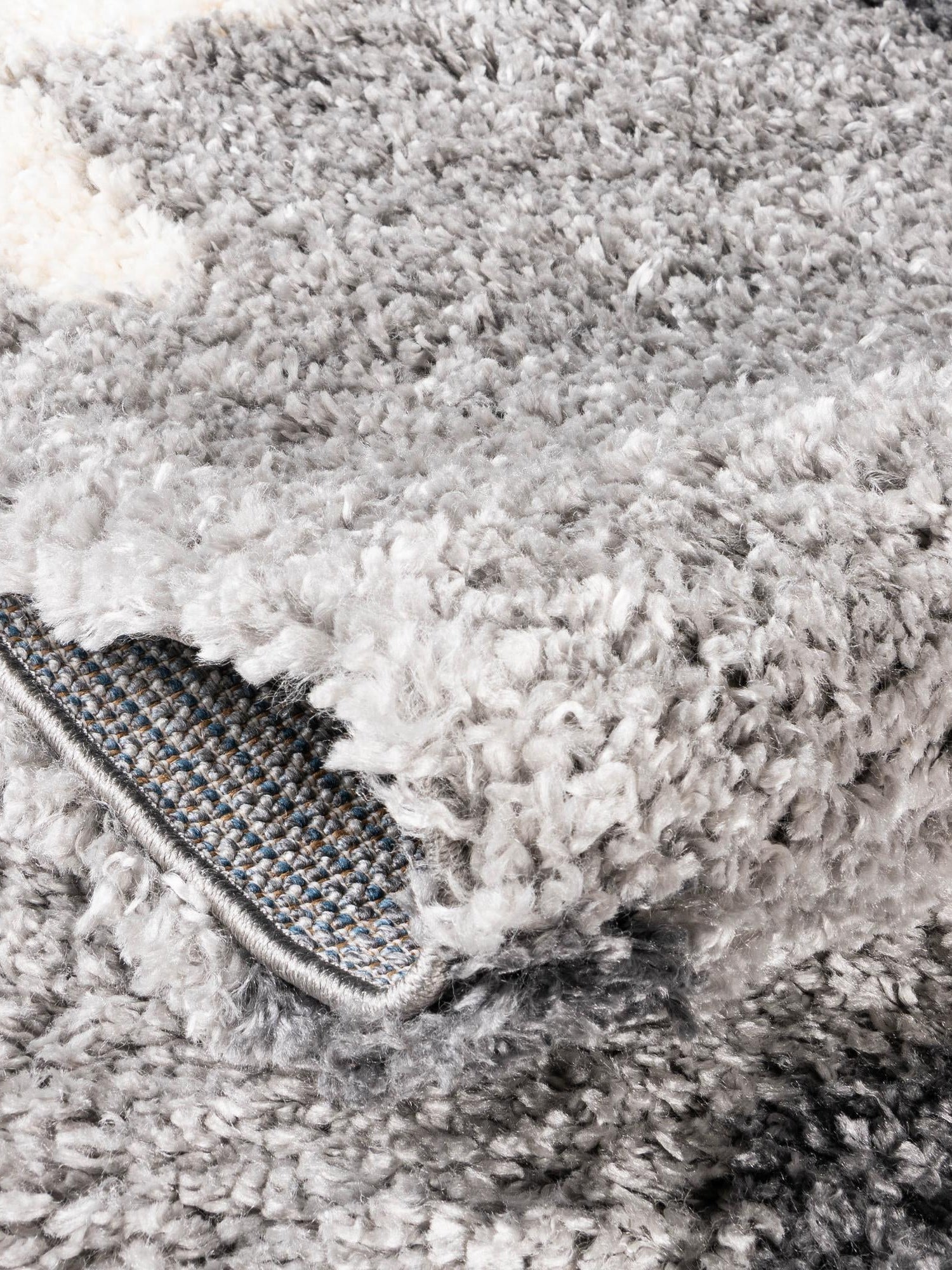 Light Gray 8' x 10' Hygge Shag Rectangle Area Rug Thick Soft Touch Fluffy & Plush Shaggy Pile 100% Polypropylene With Jute Backing Modern Carpet for Sale at Rug Engine