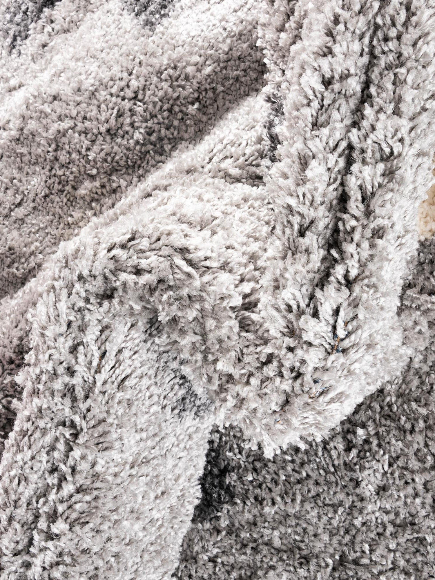 Light Gray 9' x 12' 2 Hygge Shag Rectangle Area Rug Thick Soft Touch Fluffy & Plush Shaggy Pile 100% Polypropylene With Jute Backing Modern Carpet for Sale at Rug Engine