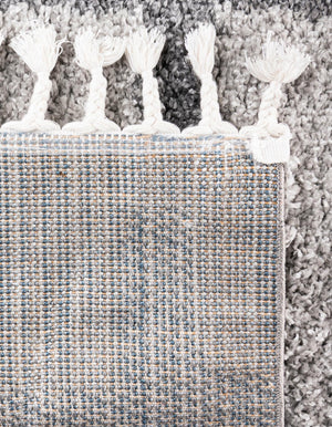 Light Gray 5' 1 x 8' Hygge Shag Rectangle Area Rug Thick Soft Touch Fluffy & Plush Shaggy Pile 100% Polypropylene With Jute Backing Modern Carpet for Sale at Rug Engine