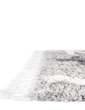 Light Gray 2' 7 x 8' 2 Hygge Shag Runner Area Rug Thick Soft Touch Fluffy & Plush Shaggy Pile 100% Polypropylene With Jute Backing Modern Carpet for Sale at Rug Engine