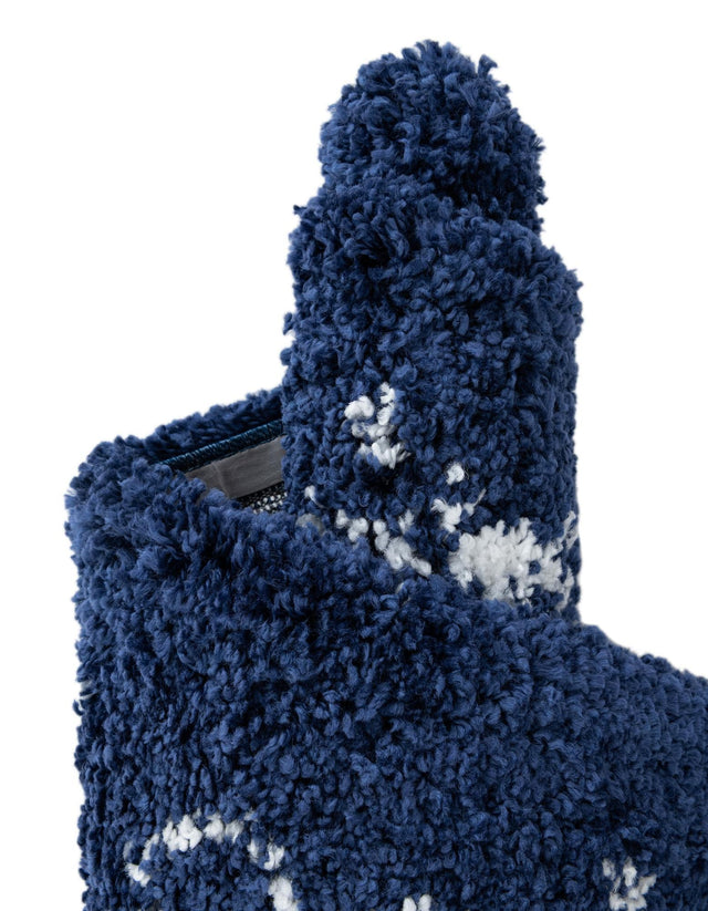 Navy Blue 8' x 8' Rabat Shag Round Area Rug Thick Soft Touch Fluffy & Plush Shaggy Pile