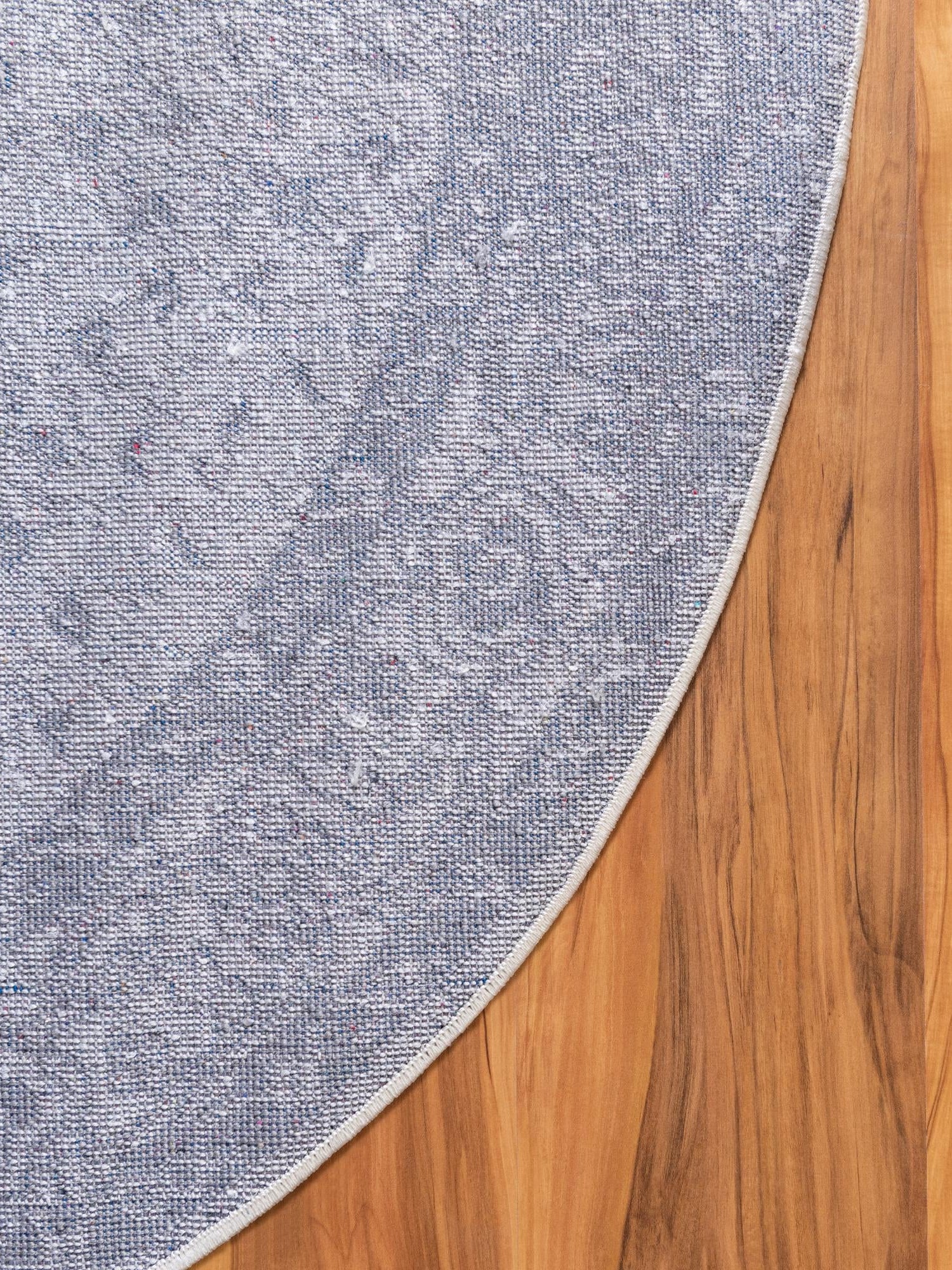 Gray 8' x 8' Bromley Round Area Rug 100% Polypropylene With Cotton Backing Vintage Distressed Colorful Traditional Carpet for Living Dining Rooms Offices for Sale at Rug Engine