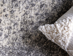 Gray 2' x 13' 1 Bromley Runner Area Rug 100% Polypropylene With Cotton Backing Vintage Distressed Colorful Traditional Carpet for Living Dining Rooms Offices for Sale at Rug Engine