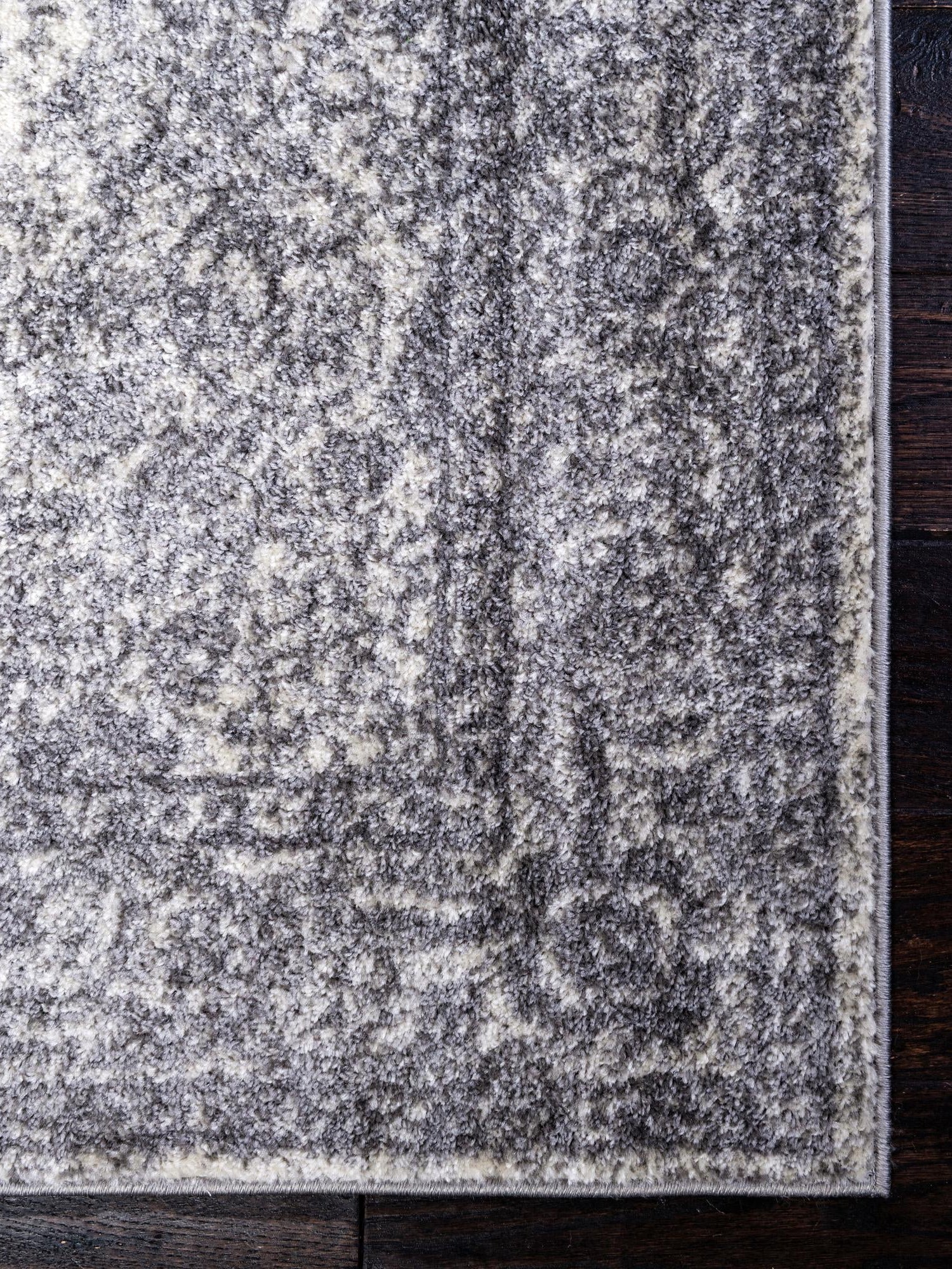 Gray 2' x 13' 1 Bromley Runner Area Rug 100% Polypropylene With Cotton Backing Vintage Distressed Colorful Traditional Carpet for Living Dining Rooms Offices for Sale at Rug Engine