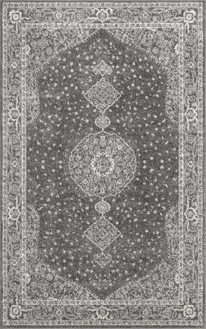 Dark Gray 5' 1 x 8' Bromley Rectangle Rug