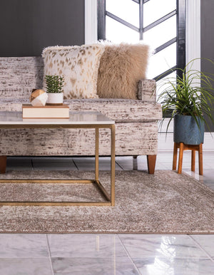 Light Brown 3' 3 x 5' 3 Bromley Rectangle Area Rug 100% Polypropylene With Cotton Backing Vintage Distressed Colorful Traditional Carpet for Living Dining Rooms Offices for Sale at Rug Engine
