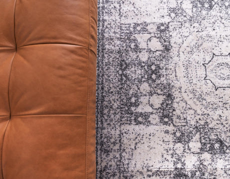 Ivory 2' x 6' 9 Bromley Runner Area Rug 100% Polypropylene With Cotton Backing Vintage Distressed Colorful Traditional Carpet for Living Dining Rooms Offices for Sale at Rug Engine