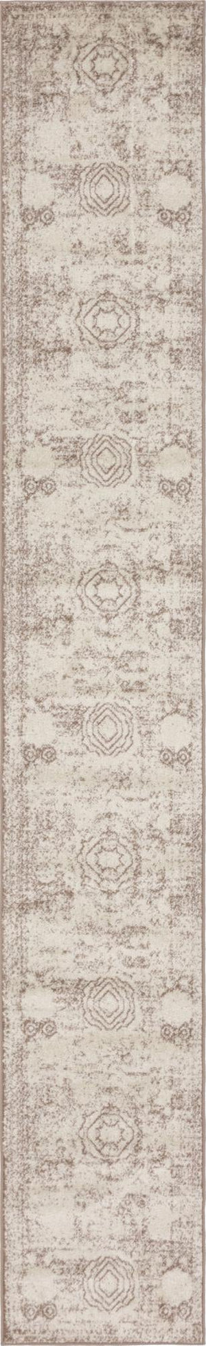 Light Brown 2' x 13' 1 Bromley Runner Area Rug 100% Polypropylene With Cotton Backing Vintage Distressed Colorful Traditional Carpet for Living Dining Rooms Offices for Sale at Rug Engine