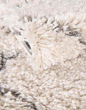 Ivory 6' 1 x 9' Rabat Shag Rectangle Area Rug Thick Soft Touch Fluffy & Plush Shaggy Pile