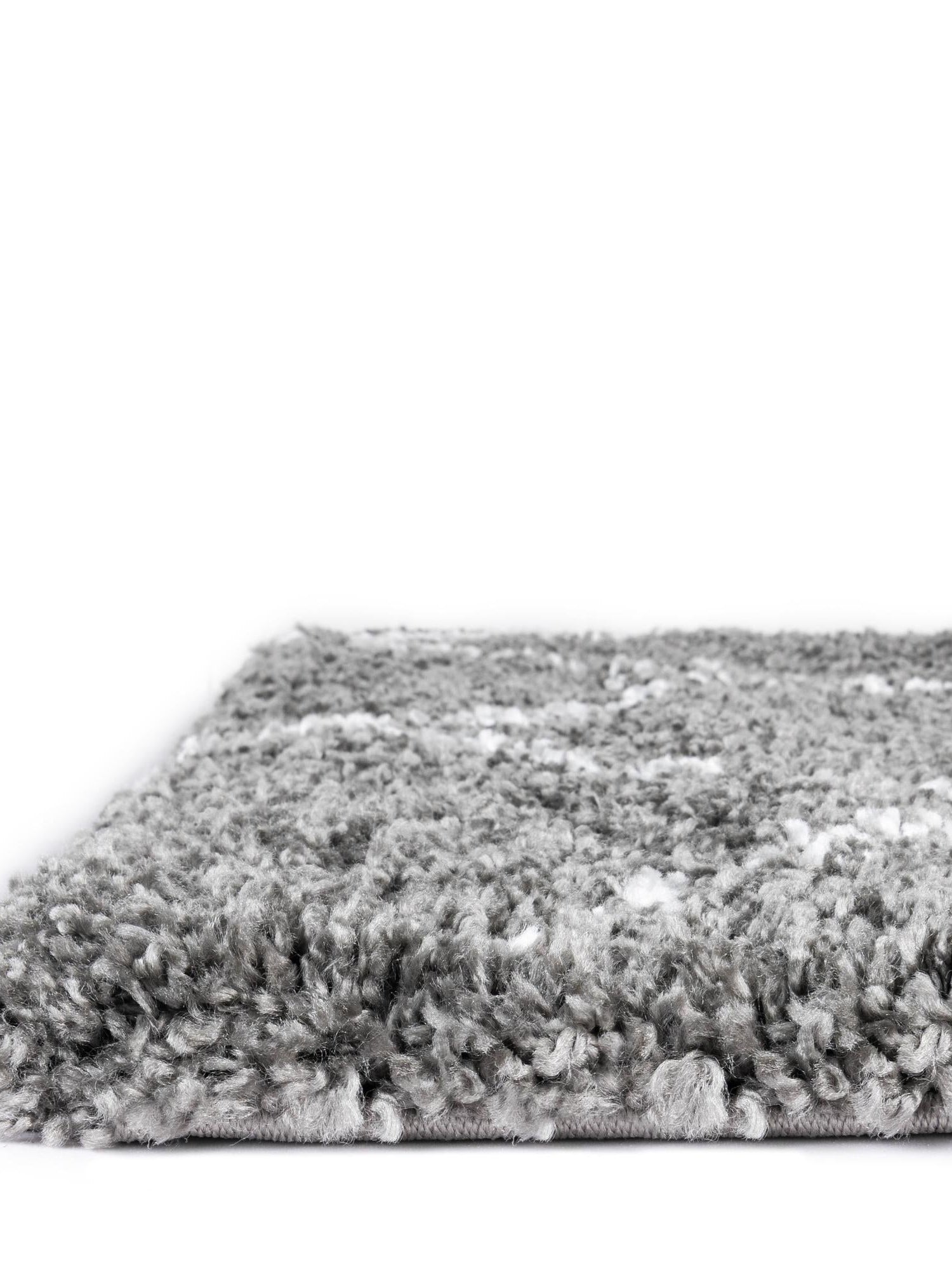 Gray 7' 10 x 10' Rabat Shag Rectangle Area Rug Thick Soft Touch Fluffy & Plush Shaggy Pile Durable Geometric Carpet for Luxury Interior Design for Sale at Rug Engine