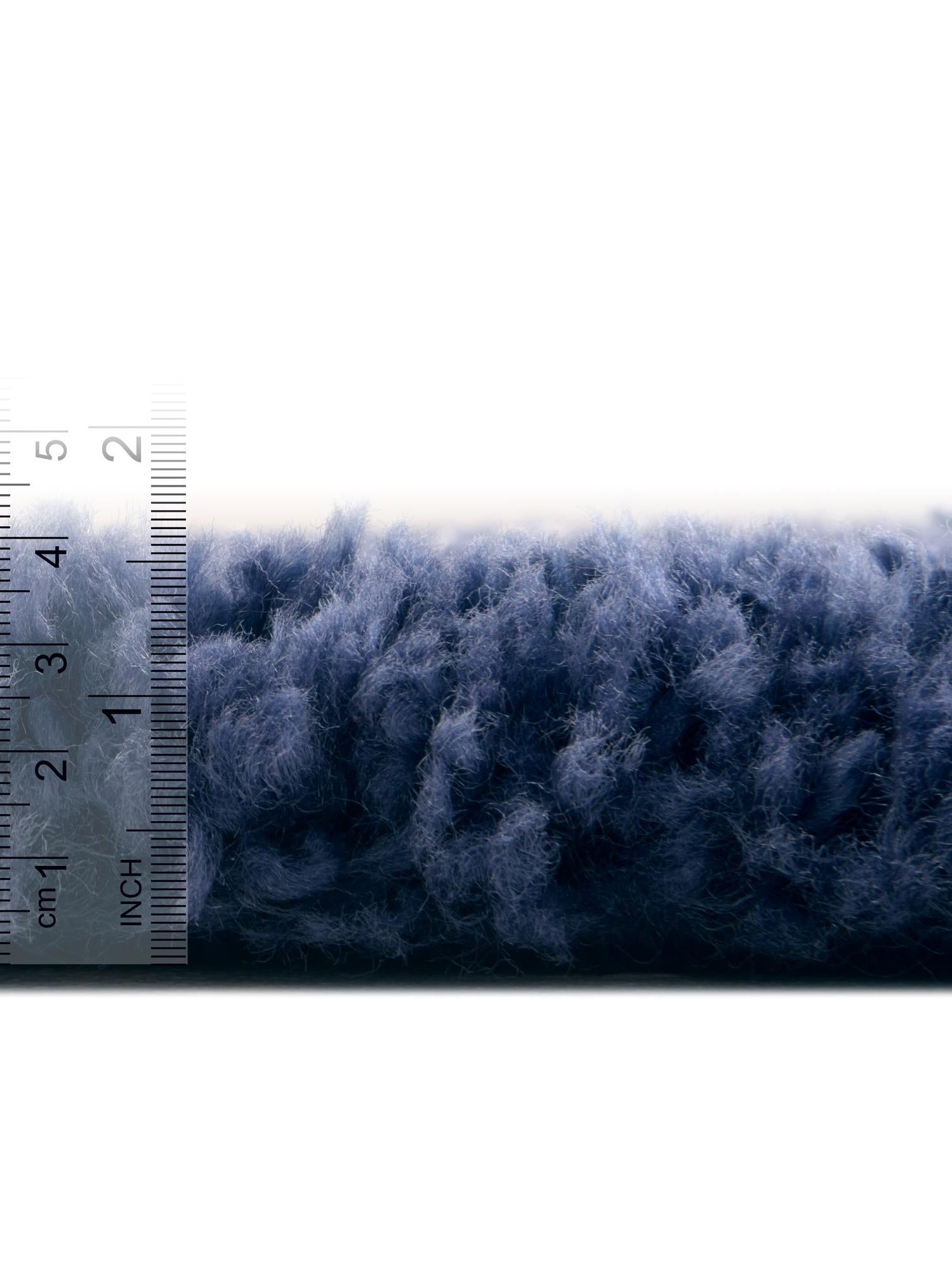 Navy Blue 4' 1 x 6' 1 Rabat Shag Rectangle Area Rug Thick Soft Touch Fluffy & Plush Shaggy Pile Durable Geometric Carpet for Luxury Interior Design for Sale at Rug Engine