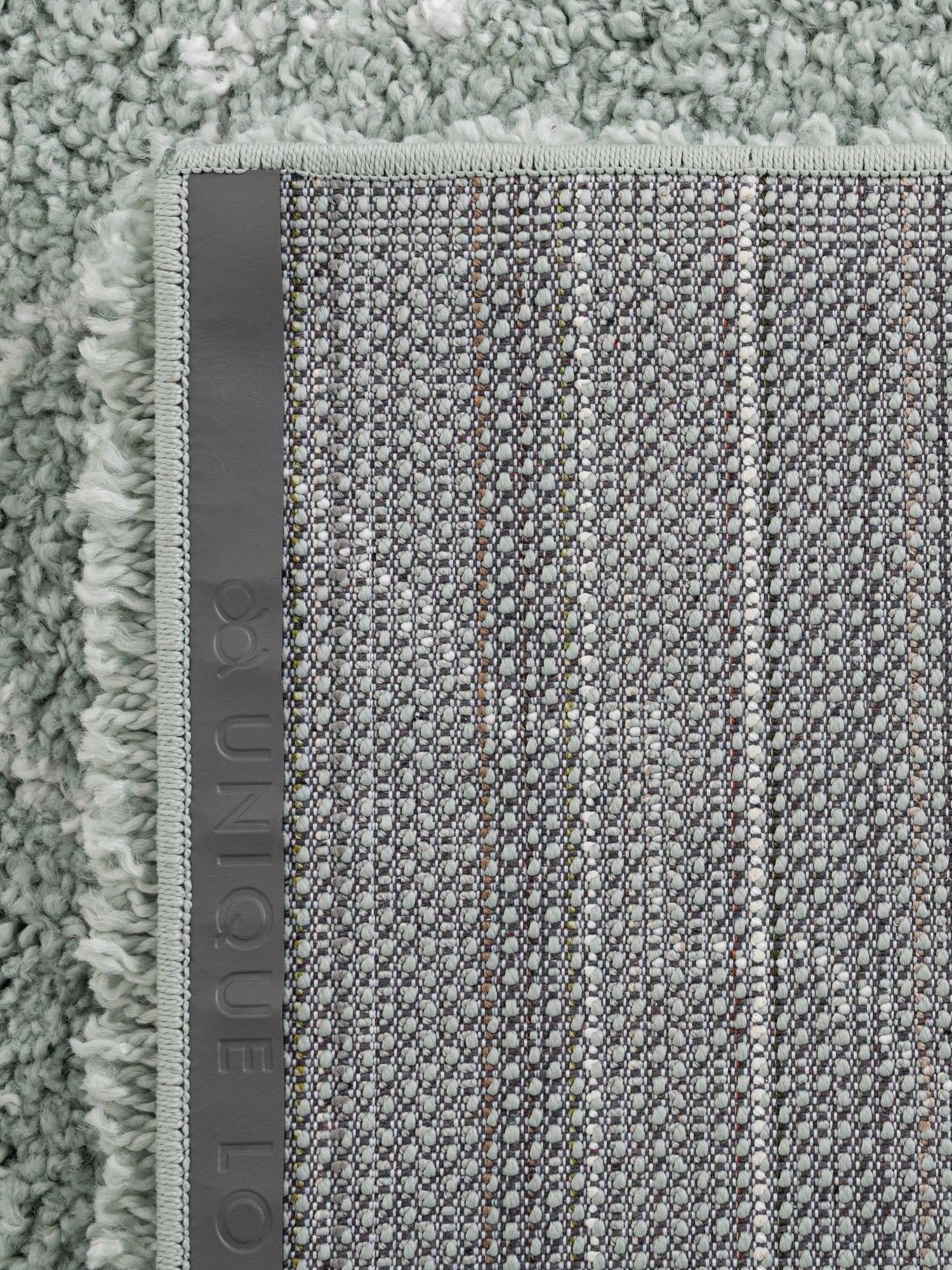 Light Green 2' 7 x 10' Rabat Shag Runner Area Rug Thick Soft Touch Fluffy & Plush Shaggy Pile Durable Geometric Carpet for Luxury Interior Design for Sale at Rug Engine