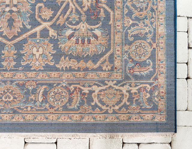 Navy Blue 4' 5 x 4' 5 Dorchester Square Area Rug 100% Polypropylene With Cotton Foundation Carpet for Living, Dining, Office, Bedrooms for Sale at Rug Engine