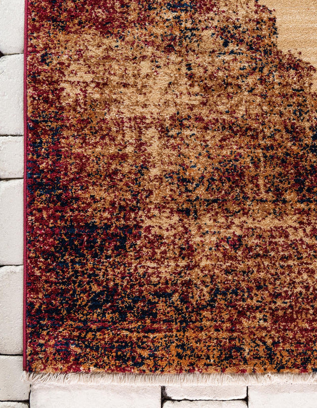 Red 4' 1 x 6' 1 Dorchester Rectangle Area Rug 100% Polypropylene With Cotton Foundation Carpet for Living, Dining, Office, Bedrooms for Sale at Rug Engine