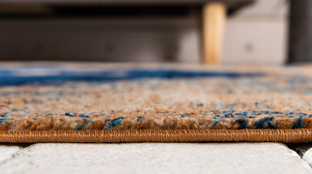 Navy Blue 4' 1 x 6' 1 Dorchester Rectangle Area Rug 100% Polypropylene With Cotton Foundation Carpet for Living, Dining, Office, Bedrooms for Sale at Rug Engine