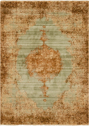 Light Green 4' 1 x 6' 1 Dorchester Rectangle Area Rug 100% Polypropylene With Cotton Foundation Carpet for Living, Dining, Office, Bedrooms for Sale at Rug Engine