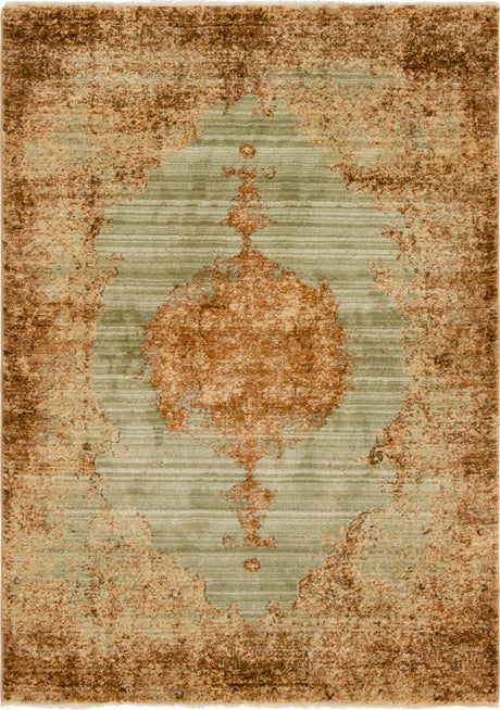 Light Green 4' 1 x 6' 1 Dorchester Rectangle Area Rug 100% Polypropylene With Cotton Foundation Carpet for Living, Dining, Office, Bedrooms for Sale at Rug Engine
